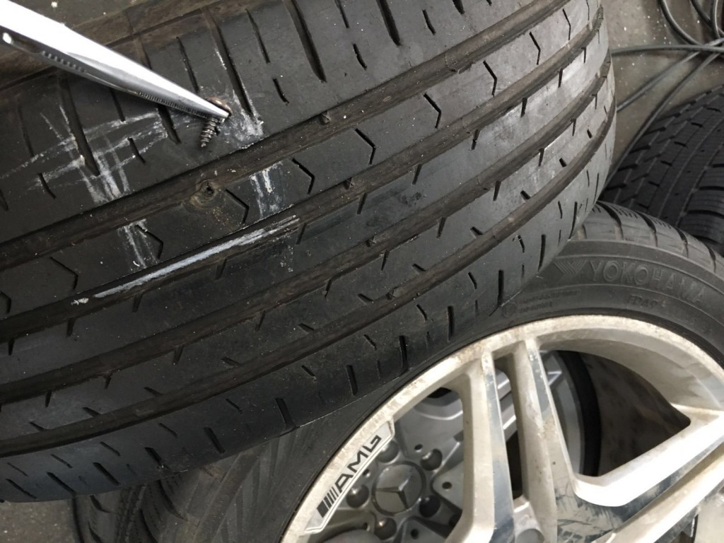 Reifenreparatur Reifen flicken bei Nagel München Royal Car Polish